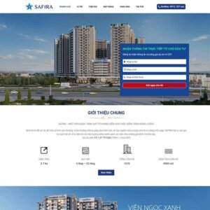 Mẫu Giao Diện bất động sản 26