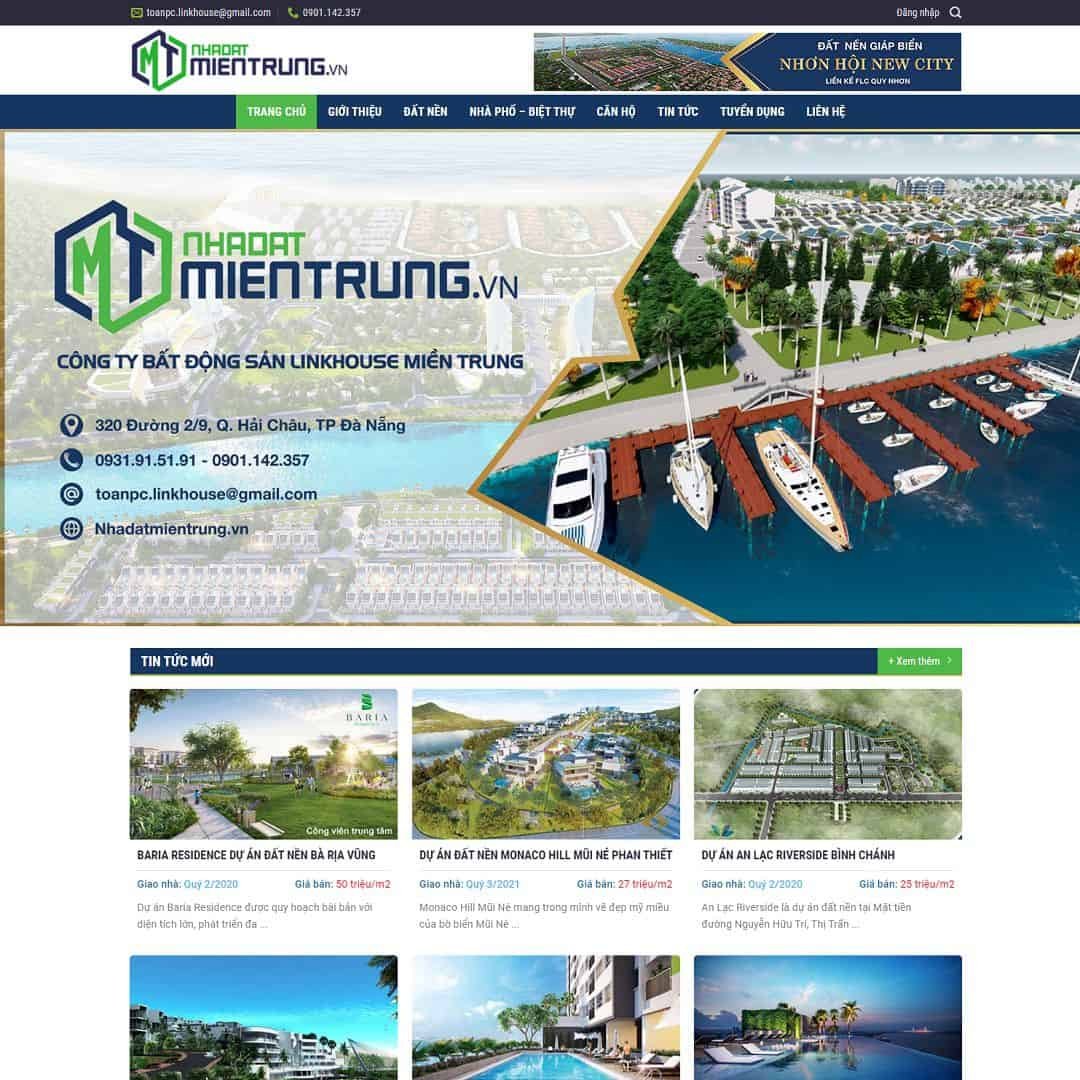 Mẫu Giao Diện bất động sản 05