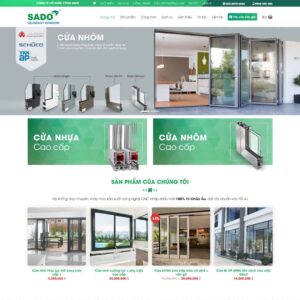 Mẫu Giao Diện công ty nhôm kính 01