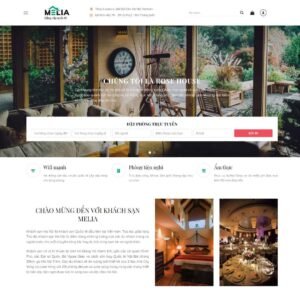 Mẫu Giao Diện khách sạn 04