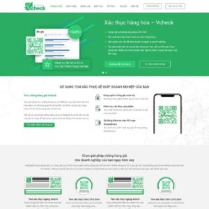 Mẫu Giao Diện giới thiệu tem chống hàng giả