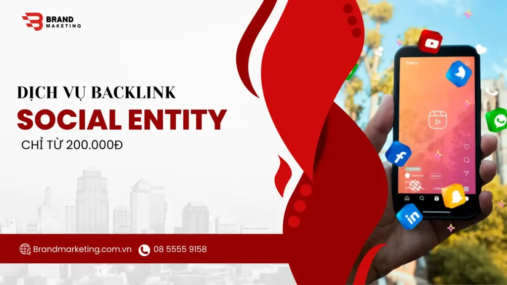 Dịch vụ backlink Social Entity tại Brand Marketing